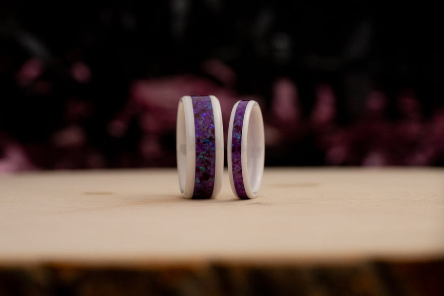 Lavender - White Ceramic