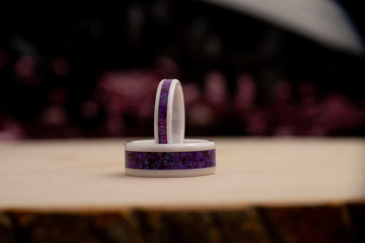 Lavender - White Ceramic