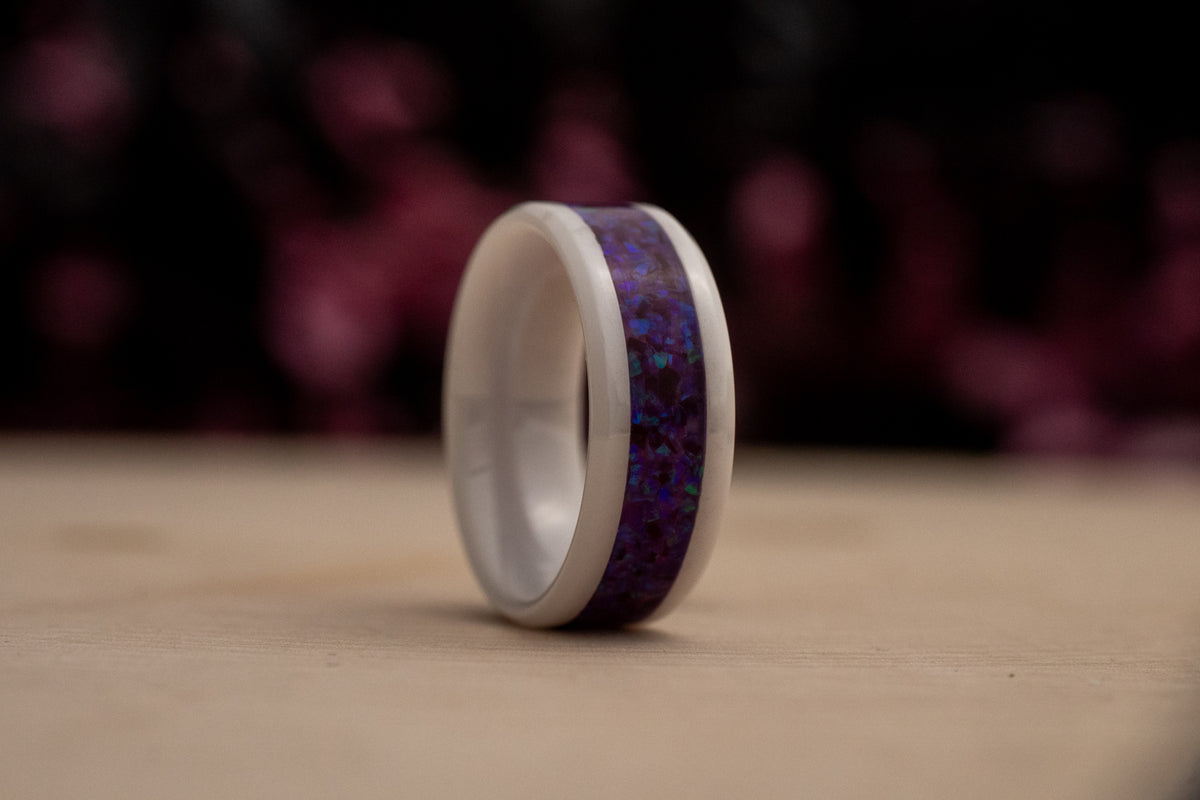 Lavender - White Ceramic