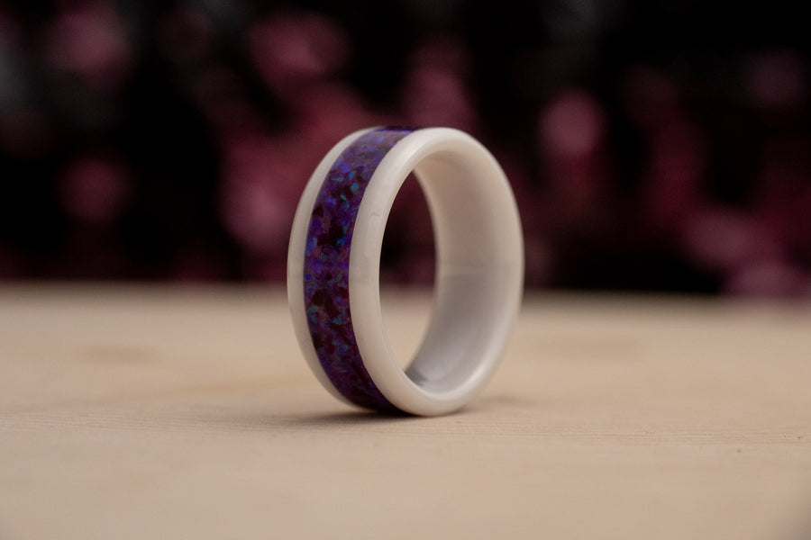 Lavender - White Ceramic