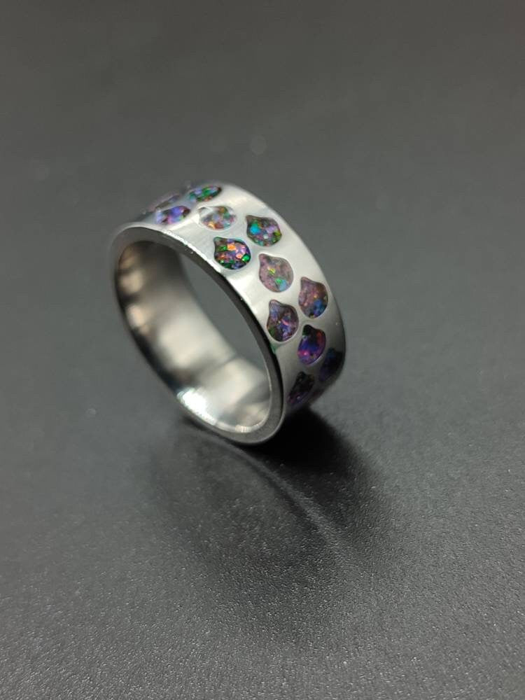 Cosmic Dragon - Titanium Dragonscale Ring