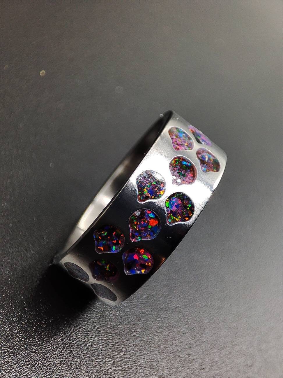 Cosmic Dragon - Titanium Dragonscale Ring