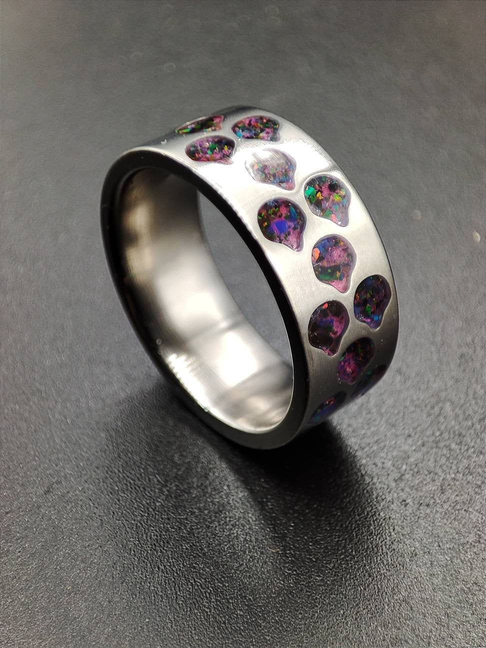 Cosmic Dragon - Titanium Dragonscale Ring