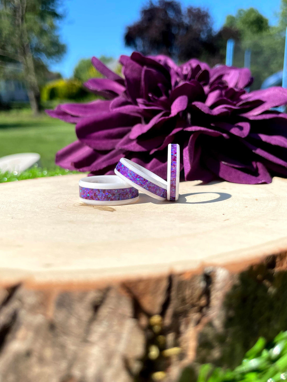 Lavender - White Ceramic