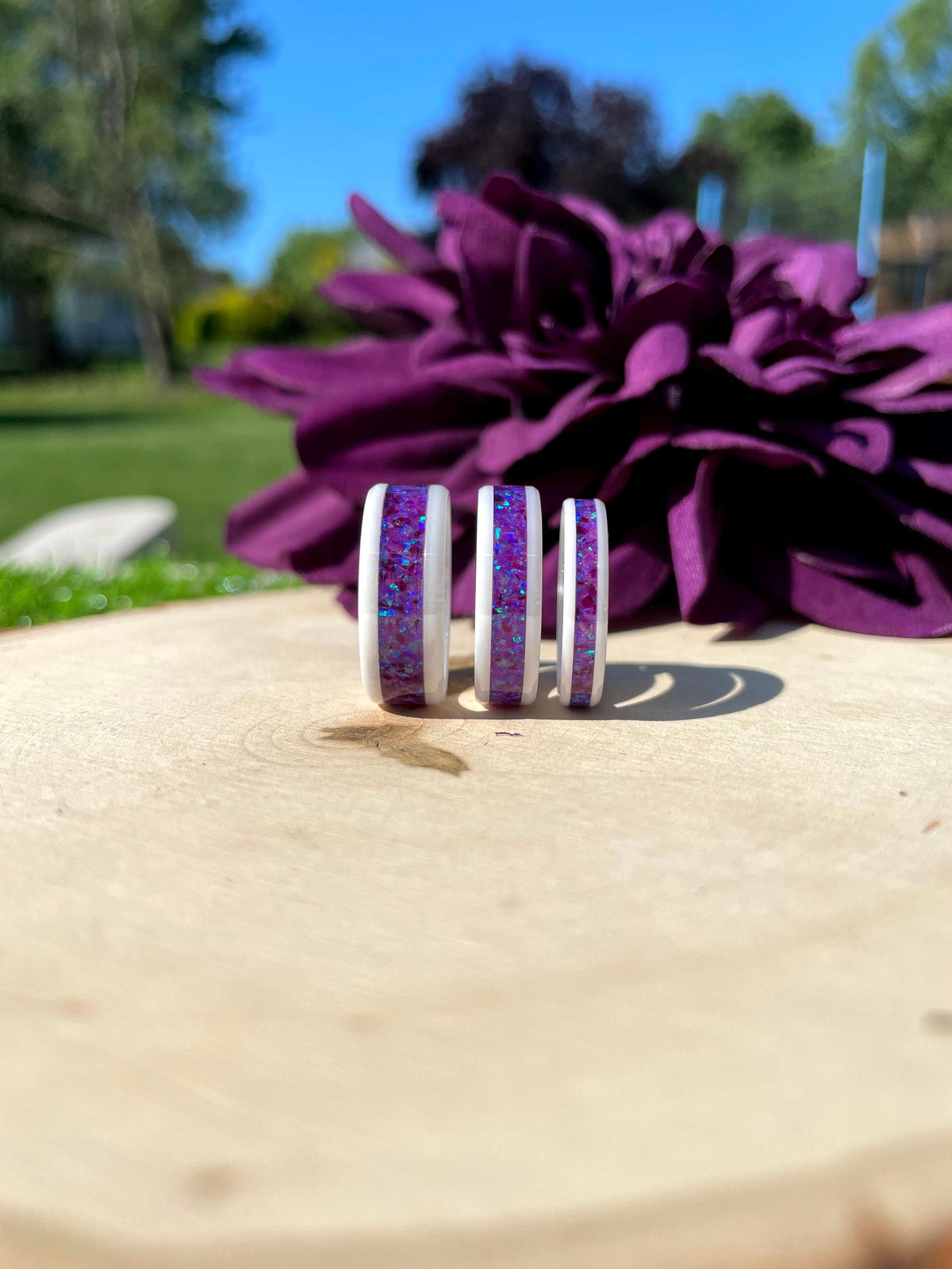 Lavender - White Ceramic