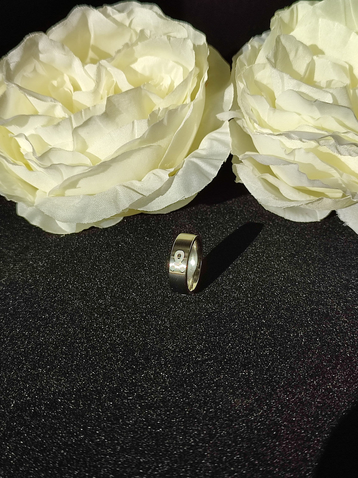 Resolve - White Awareness Ribbon - Titanium