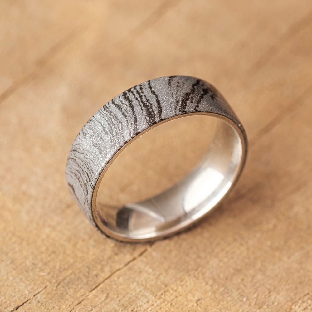 Adamantium & Shadowsteel Mythic Metal Ring